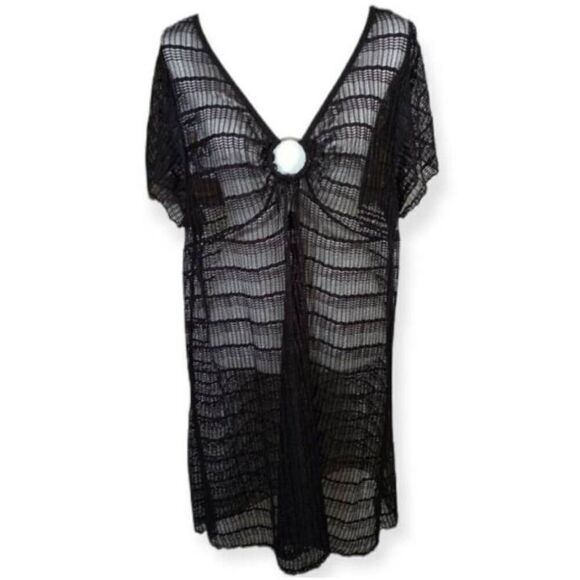 AVENUE BLACK COVERUP SZ.18/20 GUC. - Picture 1 of 7